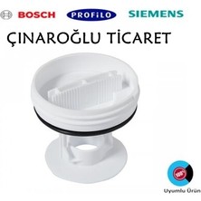 Çınaroğlu Ticaret Bosch WAE24161EE/03 Uyumlu Çamaşır Makinesi Su Pompa Filtre Kapağı