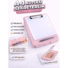 Umix A4 Pp Kutulu Sekreterlik Kalemlikli Kapaklı Dosya – Pembe – 51013835