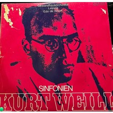 Plakantik Kurt Weill - Sinfonien Nr. 1 & 2 (Lp) - Gewandhausorchester Leipzig - Eterna
