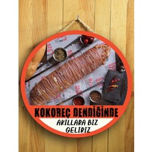 Mayeka Cafeler Kokoreççiler Için Kokoreç Duvar Kapı Tablo Ahşap Askılı Pano Tabela
