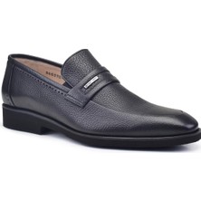 Nevzat Onay Siyah Hakiki Deri Erkek Loafer Ayakkabı