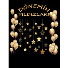 Promisebackdrop2 Dönemin Yıldızları, Karne Panosu, Okul Etkinlik 200X200CM Ek Dikişli Kumaş Afiş