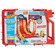 HDX78 Hw Track Builder Benzin Bidonu Akrobasi Seti, Hot Wheels Track Builder