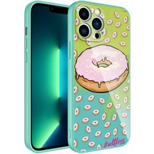 iPhone 12 Pro Uyumlu Kamera Korumalı Desenli Sert Silikon Nrtk Epoksi KAPAK-NO12