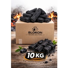 Blokon 10 kg Meşe Odunu Mangal Kömürü