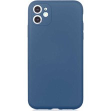 iPhone 11 Uyumlu Nrtk Mara Kapak-Lacivert