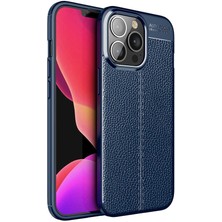 iPhone 13 Pro Uyumlu Nrtk Niss Silikon Kapak-Lacivert