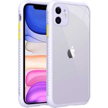 iPhone 11 Uyumlu ​​nrtk Kaff Kapak-Mor