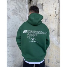 Difransel Erkek Pamuklu Oversize Baskılı Sweatshirt