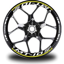 Mrt Teknik Neon Sarı Yamaha mt 10 Sp Takım Jant Sticker Etiket