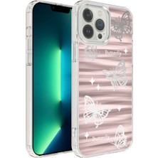 iPhone 12 Pro Max Uyumlu Airbagli Parlak Tasarımlı Nrtk Mimbo Kapak-No5