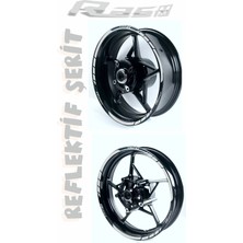 Mrt Teknik Yamaha R25 M Jant Şeridi ,jant Özel Yeni Sticker Reflektif Beyaz Özel Yeni Uyumlu