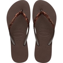 Havaianas Slım Glıtter Kahverengi Kadın Terlik 4146975