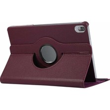 Lenovo Tab P11 Pro 11.2" 2.nesil  Uyumlu Nrtk Dönebilen Standlı Kılıf-Mor