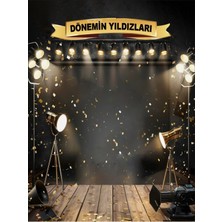 Promisebackdrop2 Dönemin Yıldızları, Karne Panosu, Okul Etkinlik 200X200CM Ek Dikişli Kumaş Afiş