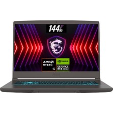 MSI Msı Thın A15 B7VE Amd Ryzen 5 7535HS 32 GB 512 GB SSD RTX4050 Windows 11 Pro 144Hz 15.6" Fhd Taşınabilir Bilgisayar 076XTRCB4