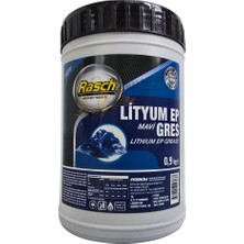 Rasch Lityumlu Yüksek Basınç Ep2 Katı Gres Yağı Mavi - 0.9 Kg.