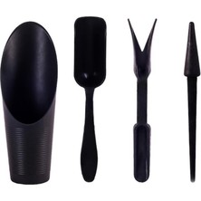 Omnipazar SO-KDS01 Botanik Plastik Mini Kaktüs Dikim Seti Antrasit