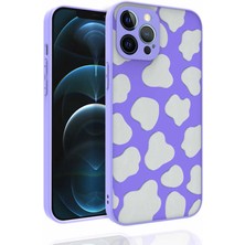 iPhone 12 Pro Max Uyumlu Desenli Kamera Korumalı Parlak Nrtk Nora Kapak-No6