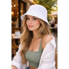Wearflawless Kadın Bucket Şapka, Yazlık Kova Şapka, Günlük Bucket/fisher Şapka