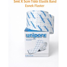 Unipore 5mt x 5cm Tıbbi Elastik Band Esnek Flaster (1 Adet)