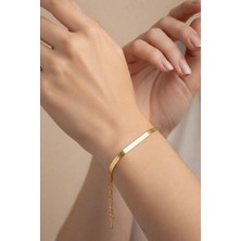 Yılan Gold Zincir Zarif Kadın Bileklik