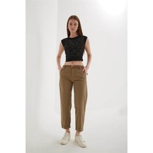 Fashion Friends 25Y0107K1 Kadın Kemerli Pantolon