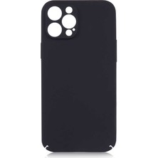 iPhone 12 Pro Max Uyumlu Nrtk Kapp Kapak-Siyah