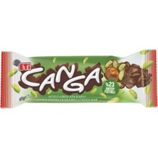 Eti Canga Sütlü Çikolatalı Antep Fıstıklı Karamelli Nuga Bar 45 gr