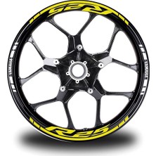Mrt Teknik Yamaha YZF-R25 Geniş Neon Jant Sticker Etiket Modeli