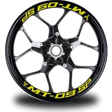 Mrt Teknik Mt-09 Sp Yazılı 8'li Jant Içi Yazı Sticker Etiket Modeli