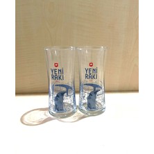 Sanat Taciri 6 Adet Yeni Rakı Bardağı Kartal Serisi Bardak Beşiktraş Şehir Serisi