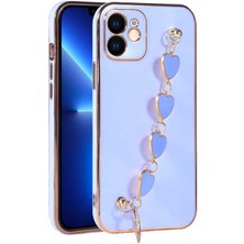 iPhone 11 Uyumlu Nrtk Kalbim Kapak-Lila