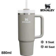 Stanley Quencher H2.o Flowstate™ Tumbler Pipetli Termos 0.8l Pipetli Matara Gri