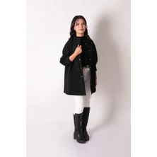 İkoll Ikoll 0035623 Kadın Cep ve Tünel Detaylı Kap