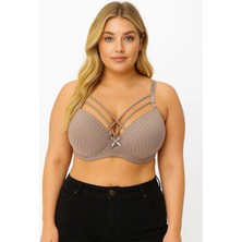 Wear Treasure C Cup Telli Süngerli Içi Boş Çapraz Ipli  Sütyen