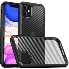 iPhone 11 Uyumlu Nrtk Inoks Kapak-Siyah