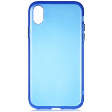 iPhone Xr 6.1 Uyumlu Nrtk Bistro Kapak-Mavi