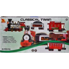 Oyunca 1555 Klasik Tren Seti Sesli ve Işıklı 35 Parça