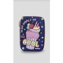 Alpa Store 3D Eva Kabartmalı Kalem Kutusu Kız Çocuk Figürlü Kalemlik Makyaj Çantası Unicorn Kedi Cat Milkshake