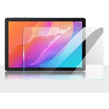 Huawei Matepad T10S Uyumlu Nrtk Tablet Temperli Cam Ekran Koruyucu-Renksiz