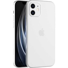 iPhone 12 Uyumlu Nrtk Blok Kapak-Renksiz