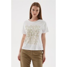 Fashion Friends 25Y0471K1 Kadın Baskılı Bluz