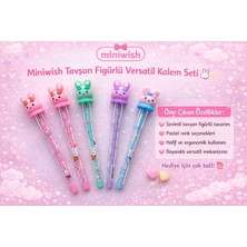 Miniwish Tavşan Figürlü Yumurtlayan Kalem Seti (4Adet)