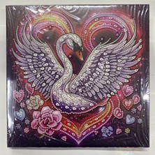 Elegantshop Tuval 5d Yapışan Boncuk Mozaik Tablo 25*25 cm YY88