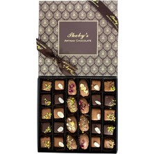 Sheby’s Gurme Dubai Dolgulu Hurmalar, Çikolata Kaplı Antep Ezmesi ve Badem Ezmesi