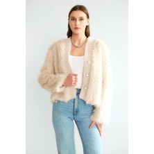 Robin D99761 Kadın Kürk Mont