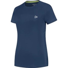 Dunlop D Ap Club Ladies Crew Kadın Mavi Tişört
