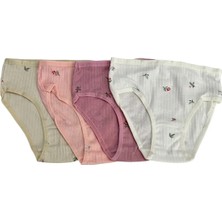 Little Pumpkin Kız Çocuk 4lü Külot Seti