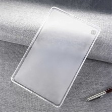 Galaxy Tab A7 10.4 T500 2020 Kılıf  Uyumlu Nrtk Tablet Süper Silikon Kapak-Renksiz